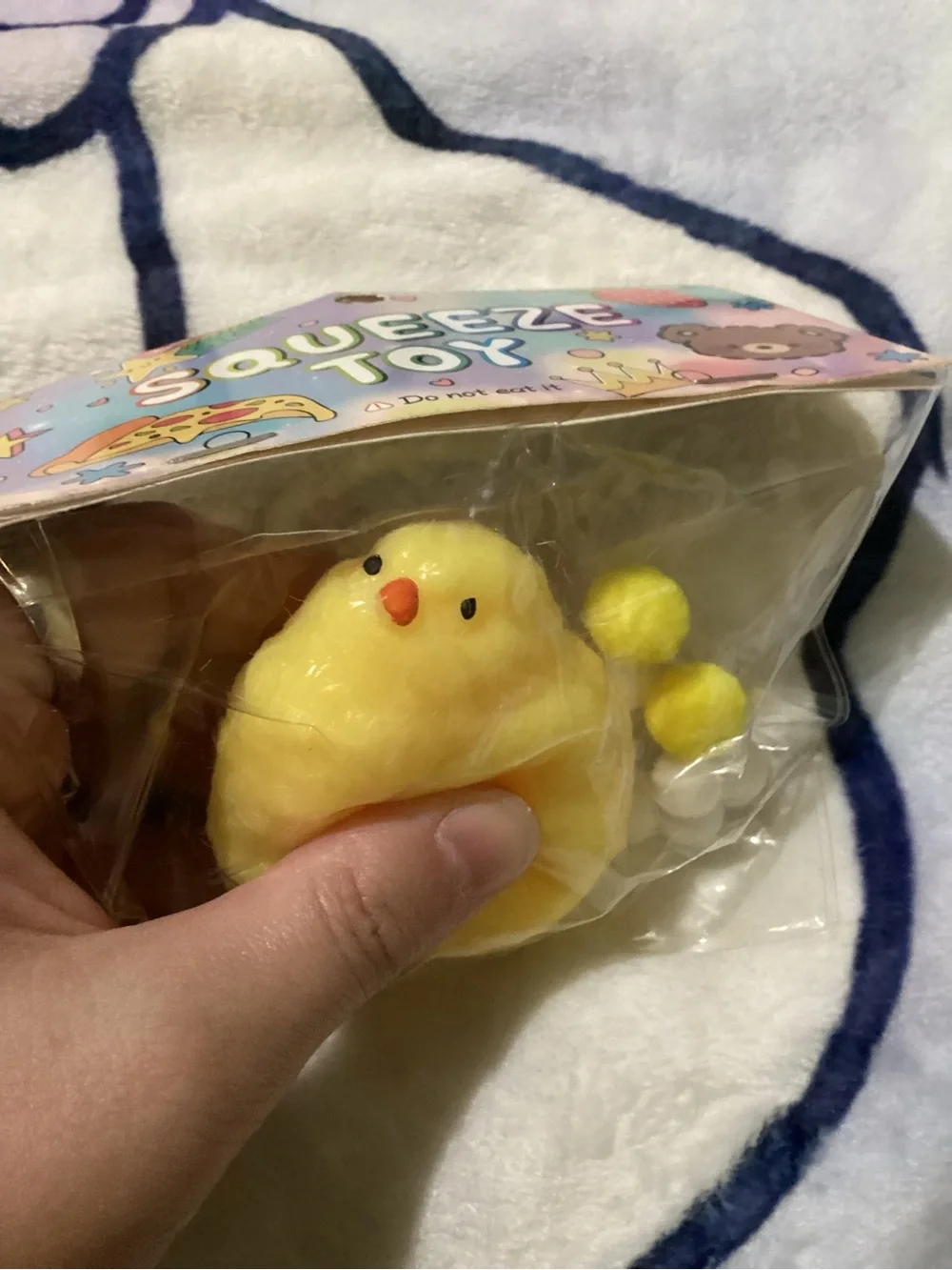 Squeeze Toy Yellow Chick Stress Reliever